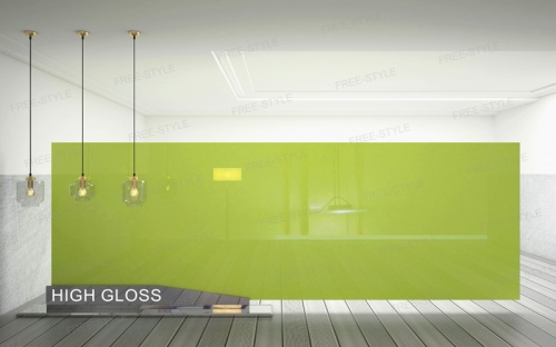 Панель High Gloss 10 мм Зеленая 61753
