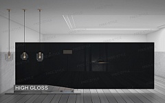 Панель High Gloss 10 мм Черная 76490