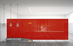 Панель High Gloss 10 мм Красная 62524