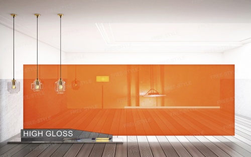 Панель High Gloss 10 мм Оранжевая 76564